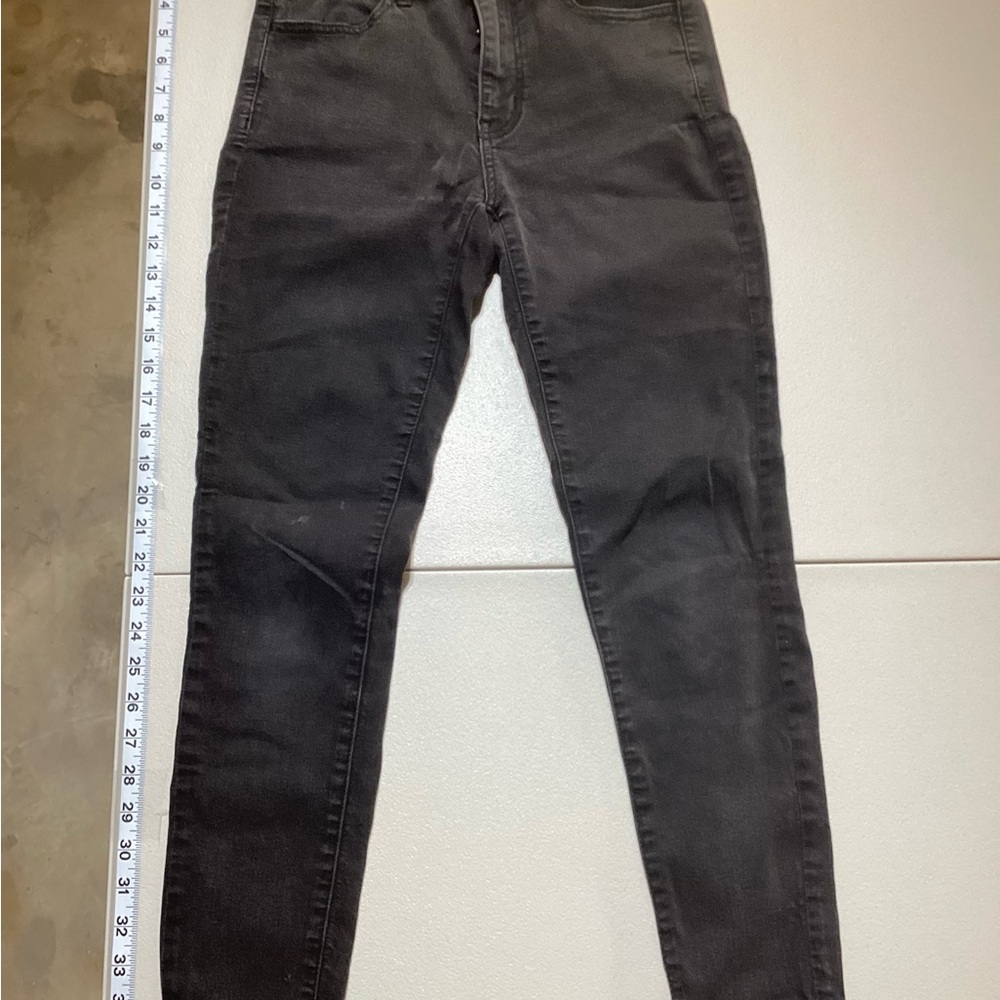American Eagle Outfitters Women's Dark Gray Hi Rise Jeggings